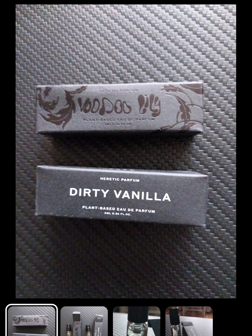 Heretic Dirty Vanilla And Vodoo Perfume Tester Size